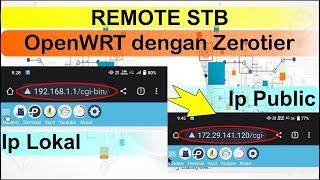 STB OpenWRT - Remote dengan Zerotier || VIA PC