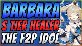 Barbara Character Guide | THE ULTIMATE HEALER | S+ F2P Healer Support Build | Genshin Impact