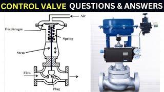 List of frequently asked Control Valve Interviews Questions & Answers