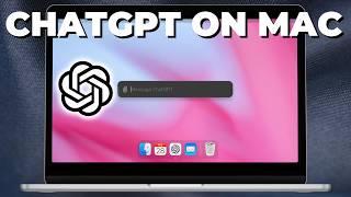 NEW ChatGPT for Mac App Full Tutorial (June 2024)