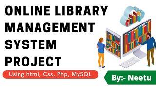 Online library management system in PHP||Library Management System Project in PHP and MySQL Demo