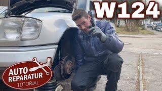 Mercedes W124 Stoßdämpfer wechseln | Domlager tauschen (TUTORIAL)