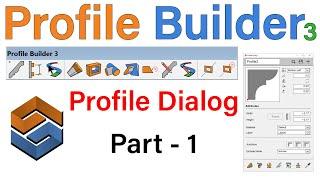 How to Use Profile Builder Plugin For SketchUp | Part 1 - Profile Dialog