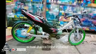 Drag Bike swing arm +2 or +3? Ano maganda?