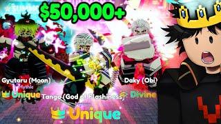 I SPENT 24 HOURS & $50,000 ROBUX FOR THE NEW DEMON SLAYER UNITS - Anime Adventures