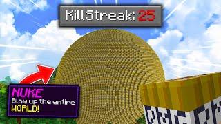 Minecraft Manhunt But I Can Get Killstreaks