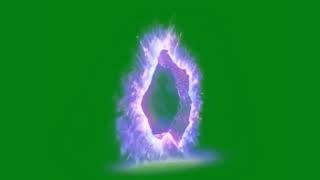 violet portal green screen