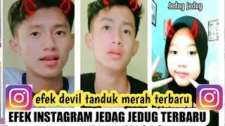 EFEK IG TANDUK MERAH DEVIL TERBARU 2021 YANG LAGI VIRAL TIKTOK