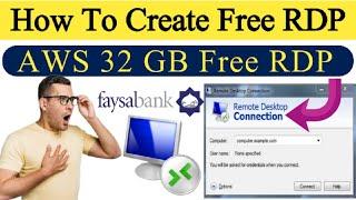 How To Create AWS RDP | FREE RDP 2021 | AWS Cloud | How To Create Free RDP |  Free RDP Server
