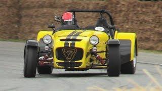 LOUD Caterham Seven 620R Driven Fast at Goodwood FOS 2017!