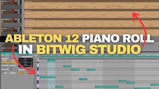 This Is How To Use The Ableton 12 Piano Roll In Bitwig Studio