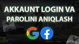 Akkaunt login parollarini aniqlash / pubg mobile