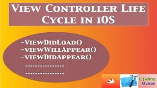 UIViewController Lifecycles Explained  - iOS Beginners 2022