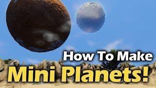 How To Make Mini Planets Using SE Toolbox | Space Engineers Tutorial 2019
