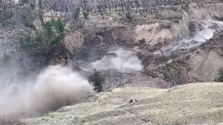 Chilcotin River Now Raging Through Landslide