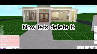 I DELETED MY CAFE IN BLOXBURG!