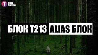 Tilda урок - Блок "T213" | ALIAS БЛОК