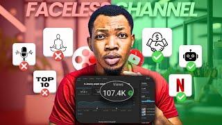 5 Faceless Channel Ideas to start now |  Youtube For Beginners in 2023