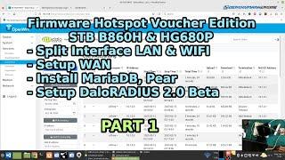 OpenWrt Daloradius Hotspot Voucher V2 - Fw 22.03.3 Daloradius V2.0 -  Part1