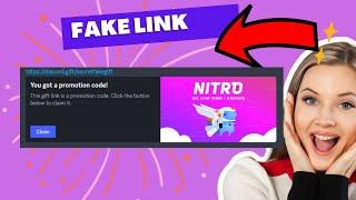 How to Get FAKE Discord Nitro Gift Links (August 2024)