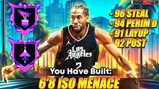 This NEW 6'8 ISO LOCKDOWN BUILD Might BREAK THE GAME in NBA 2K24