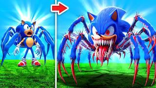 Upgrading Sonic To SPIDER SONIC In GTA 5!