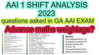 Cracking the AAI Exam Shift 1: In-depth Analysis & Exam Insights | aai today exam analysis |