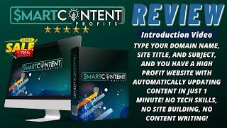 Smart Content Profits Review 2021 - What Is It And How Does It Work? (Introduction Video)