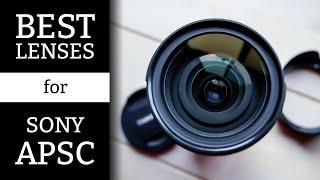 The BEST LENSES for Sony cameras (a6100, a6400, a6600, zv-E10): a tier list for Sony APSC