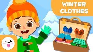 Winter clothing - Vocabulary in English for kids