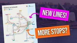Sydney just got a new rail map - and a lot's changed!