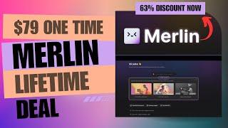 ️️ Merlin Lifetime Deal | Save Time and Dominate Your Workflow | $79 Lifetime Deal | 63% Now