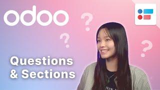 Questions & Sections | Odoo Surveys