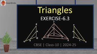 Triangles | Chapter-6 | Exercise 6.3 | Problem-10 | Class-10 | CBSE| Mathematics |NCERT Solution 25