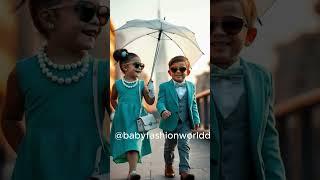 Little Elegance: Kids Owning the Streets in Style! ️#babyfashion #babyfashionshow #babyai