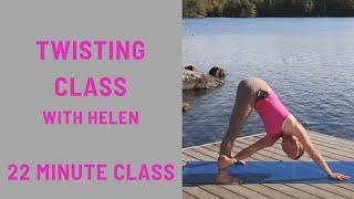 22 Minute Yoga Class - Twisting Class