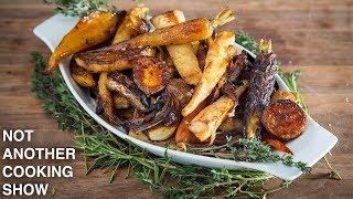 how to make PERFECT ROASTED ROOT VEGETABLES