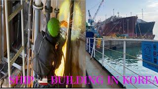 SHIP BUILDING WORK IN KOREA ? Danger ️???? 4 lakh NRP????