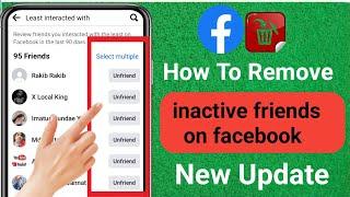 How to Delete Inactive Friends on Facebook in one click | New Update