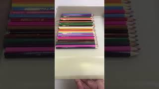 ASMR very satisfying sounds colored Pencils ️  #shorts #asmr #youtubeshorts