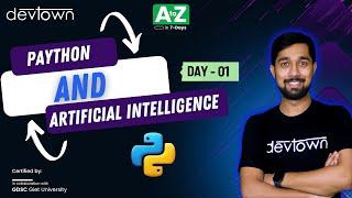 [LIVE] DAY 01 - Python and Machine Learning | COMPLETE in 7 - Days