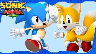 Sonic Mania Plus for Switch ᴴᴰ Full Playthrough 100% (All Chaos Emeralds, Sonic & Tails gameplay)