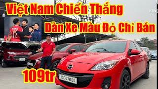 Dàn Xe Màu Đỏ cổ vũ cho Việt Nam - Chỉ 109tr số tự động nhập khẩu, oto cũ lh 0816662386-0976227726