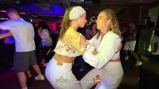 Bachata dance by Stephanie Lucero & Julietta at Bachata Kiss in London. #bachatadance #socialdance