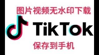 tiktok视频无水印下载到手机相册