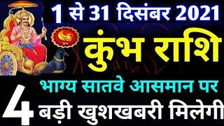 कुंभ राशि राशिफल दिसंबर 2021 / Kumbh Rashi December 2021 / Aquarius horoscope December 2021 / Kumbh