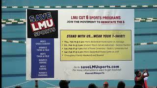 Pacific Collegiate Swim and Dive Conference Championship 2024-02-17 (Thank You & Save LMU Sports)