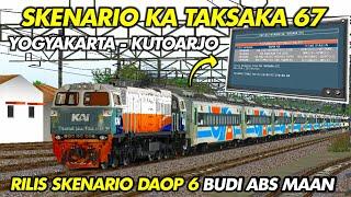 DINAS SKENARIO KA TAKSAKA 67 (Yogyakarta - Kutoarjo) di Rute Daop 6 Budi ABS Maan | skenario TSA