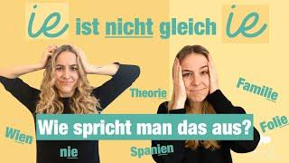 Stoppt diesen AUSSPRACHEFEHLER: "ie" // Deutsch Aussprache (A2,B1,B2,C1)