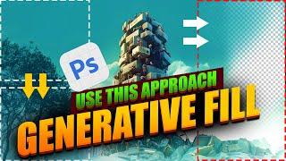 How to Use Photoshop AI | Extend Background using Generative Fill and Outcropping